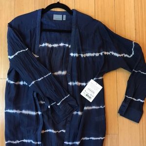 Athleta Tie Dye Striped Cover-Up